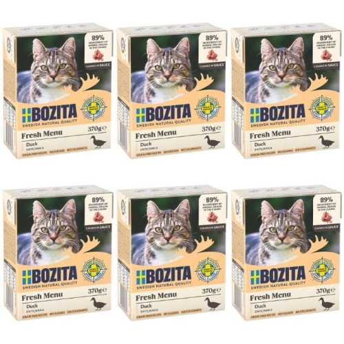 Bozita Cat Mokra karma dla kota Kaczka w sosie 6 x 370g