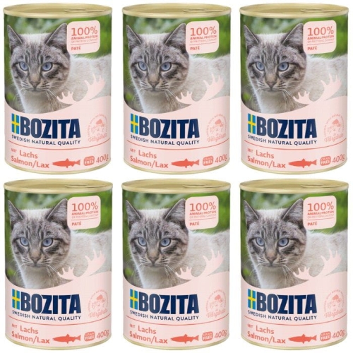 Bozita z łososiem 6 x 400g Mokra karma dla kota