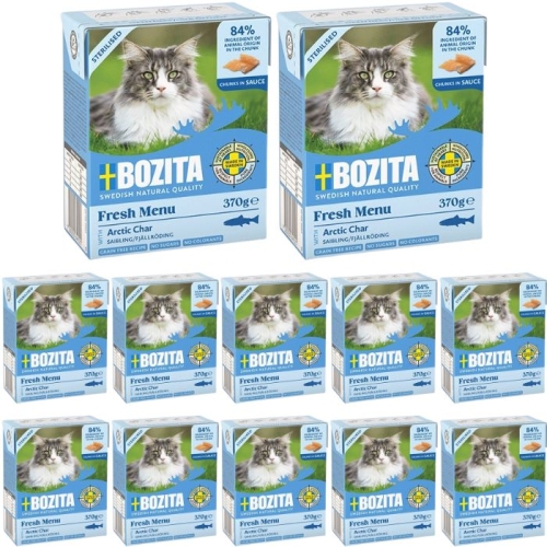 Bozita Cat Sterilised Pstrąg górski w sosie 12 x 370g Mokra karma dla kota