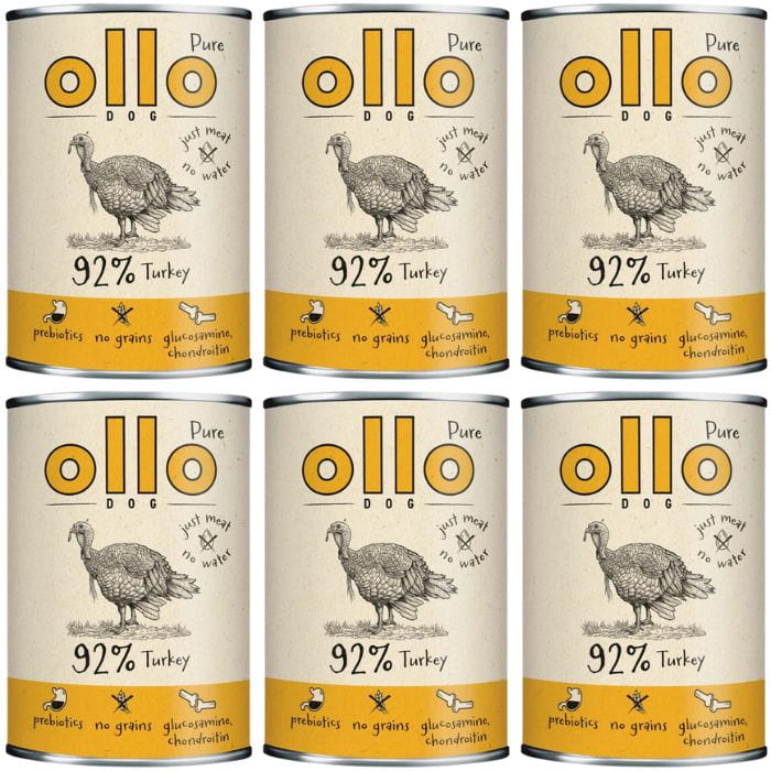 Ollo Pure Indyk Mono monobiałkowa mokra karma dla dorosłego psa 6x 850g