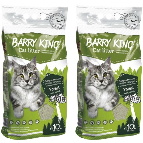 Barry King Żwirek bentonitowy dla kota leśny 2 x 10l