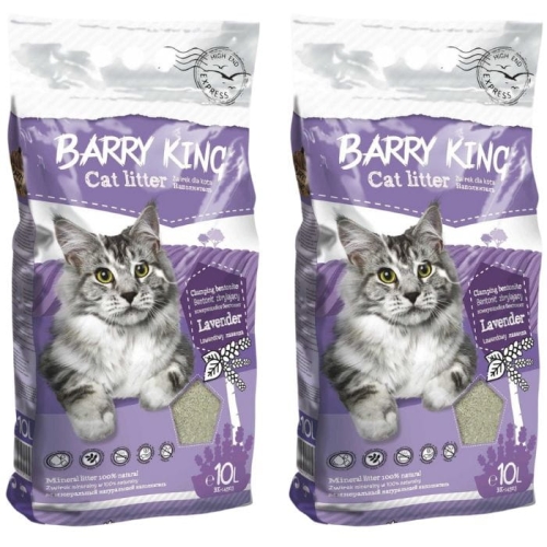  Barry King Żwirek bentonitowy lawendowy 2 x 10l