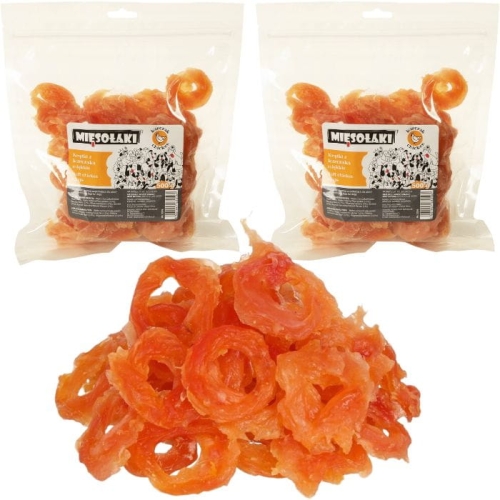 Mięsołaki Krążki z kurczaka miękkie przysmak dla psa 2 x 500g