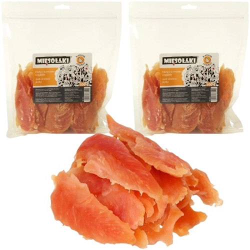 Mięsołaki Filety z kurczaka miękkie 2 x 500g Przysmak dla psa