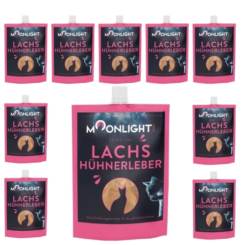 Moonlight Sos Łosoś z Wątróbką Drob. 10x60g