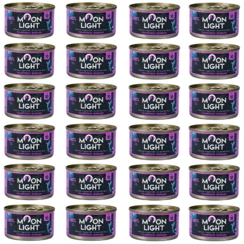 Moonlight Dinner Nr 10 Tuńczyk Shirasu mokra karma dla kota i kociąt 24x 80g