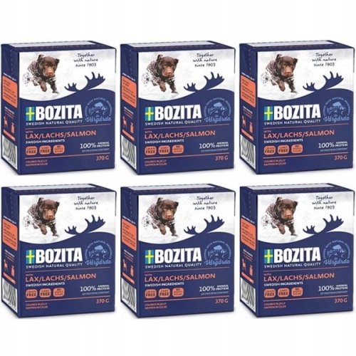 Bozita Łosoś 6 x 370g Karma dla psa