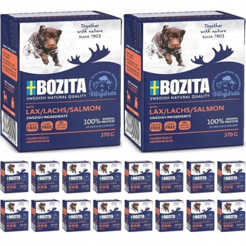 Bozita Łosoś 18 x 370g Karma dla psa