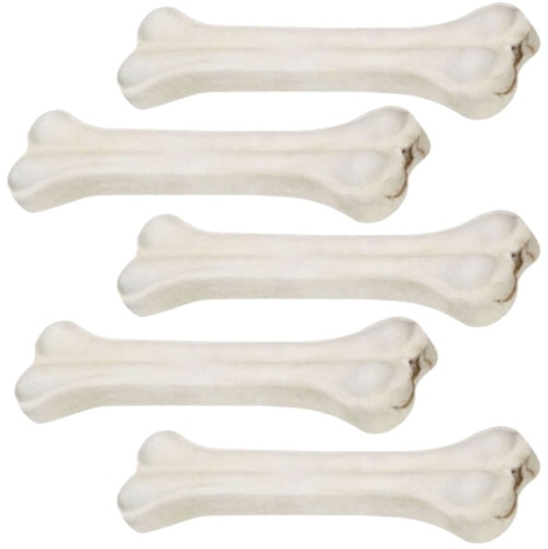 Hau Miau Kość prasowana biała dla psa 16,5cm x 5szt