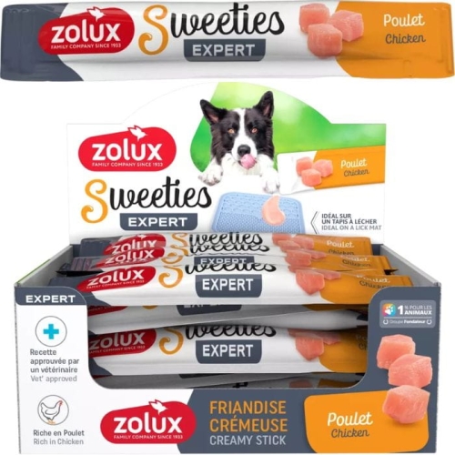 Zolux Przysmak kremowy dla PSA Sweeties z kurczakiem 48 x 14g
