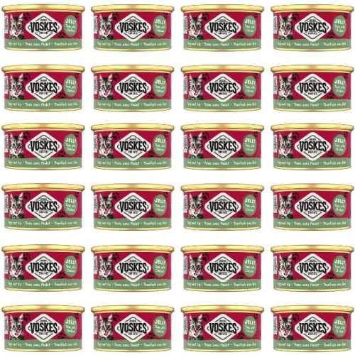 Mokra karma dla kota Voskes TUNA WITH CHICKEN Tuńczyk z kurczakiem 24 x 85g