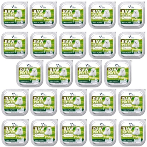 Raw Paleo Pate Mini Puppy Duck Pasztet dla szczeniąt Kaczka 24 x 150g
