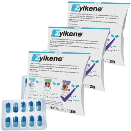 Vetoquinol Zylkene 450 mg dla psa na Stres Lęk Niepokój 30 kapsułek 