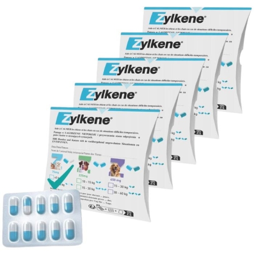 Vetoquinol Zylkene 75mg Na stres lęk pies kot 50 kapsułek