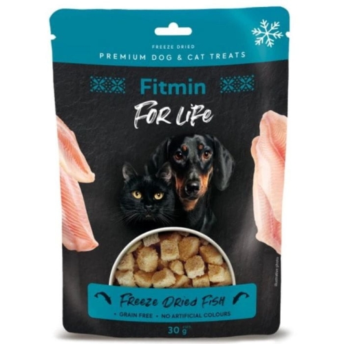 Fitmin For Life Dog Cat Freeze Dried Fish Liofilizowana Ryba 30g