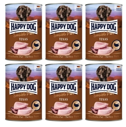 Happy Dog Truthahn Pur 100% mięsa INDYK 6 x 400g