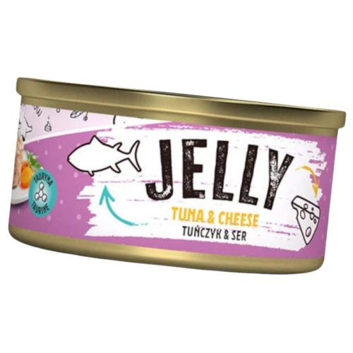Mr. Bandit Jelly 80g Przysmak dla Kota Galaretka z Tuńczykiem i Serem