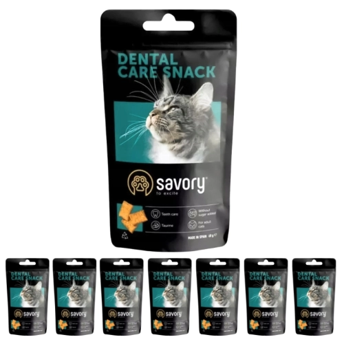 Savory przysmaki dla kota Dental 8x60g