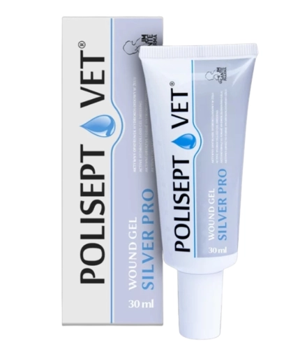 Polisept Vet Wound Gel SILVER na rany 30ml
