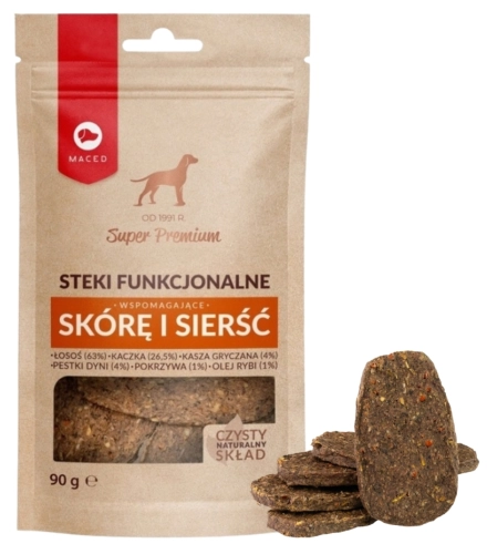 Maced Steki Funkcjonalne Skóra Łosoś Kaczka 90g