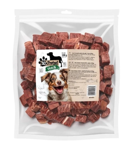 Mr. Pretzel Kostki z kaczką i dorszem 500g