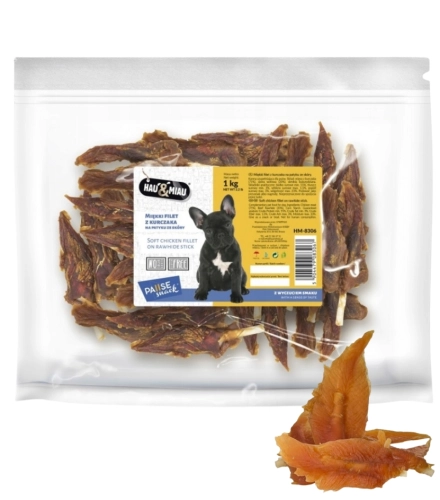 Hau&Miau Filety z KURCZAKA na patyku 1kg