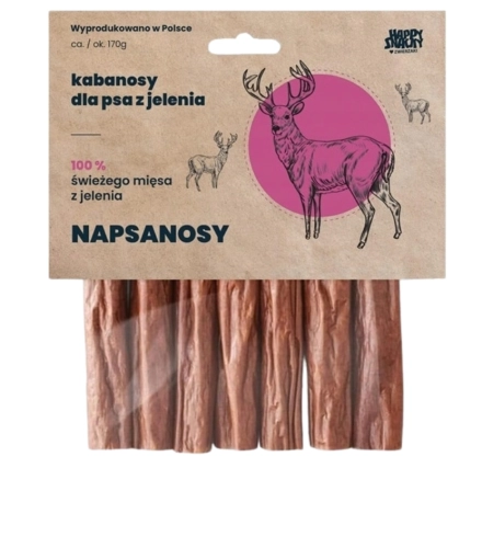 M4M Napsanosy kabanosy z jelanie 7 szt.