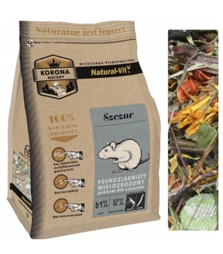 Korona Natury Karma Szczur dla szczura 750g