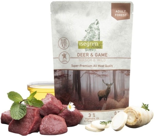 Isegrim Deer Game Saszetka 410g Sarnina Dziczyzna