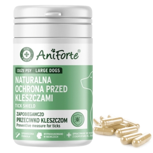AniForte- Kapsułki ochrona przed kleszczami dla dużych psów 60szt.