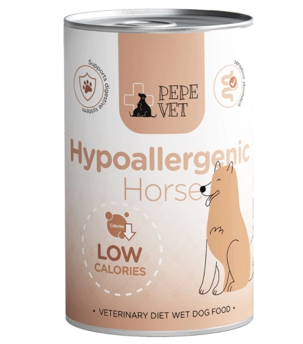 PEPE VET Hypoallergenic Konina mokra karma dla psa 400 g