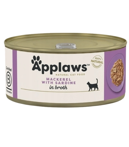 Applaws puszka makrela sardynka mokra karma dla kota 70g