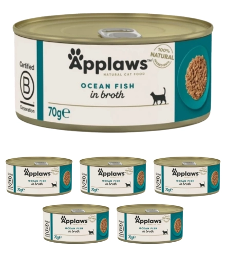 Applaws puszka ryby oceaniczne mokra karma dla kota 6x70g