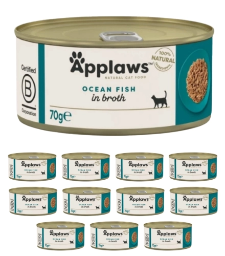 Applaws puszka ryby oceaniczne mokra karma dla kota 12x70g