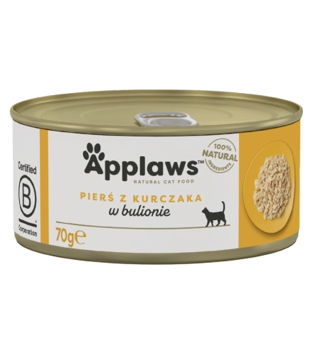 Applaws puszka pierś z kurczaka mokra karma dla kota 70g