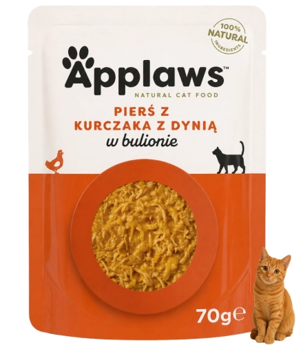 Applaws Selection kurczak dynia sasetka mokra karma dla kota 70g