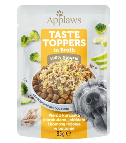 Applaws Pies Topper kurczak z brokułem i komosą w bulionie 85g