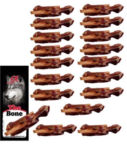 Kość dla psa hiszpańska Strzałkowe z szynki Serrano Alpha Spirit nr 8 x18