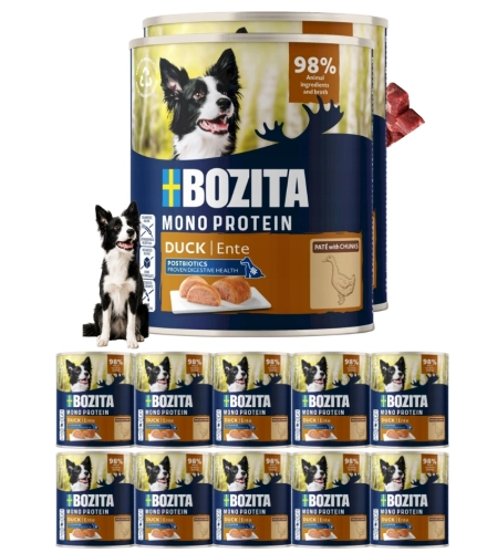 Bozita Mono Protein pasztet kaczka mokra karma dla psa 12x800 g