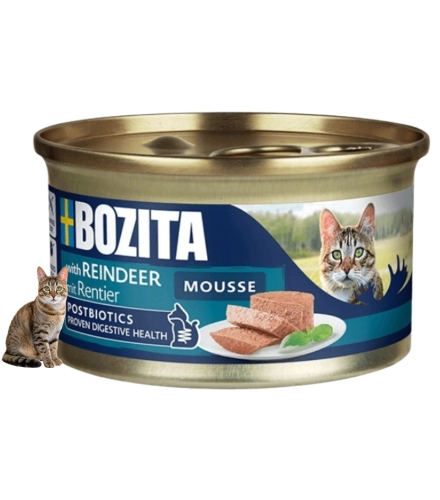 Bozita mus Renifer karma mokra dla kota z postbiotykiem 85 g
