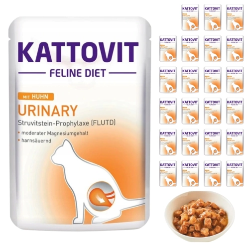 Kattovit Urinary karma dietetyczna kota drogi moczowe kurczak sasz. 24x85g