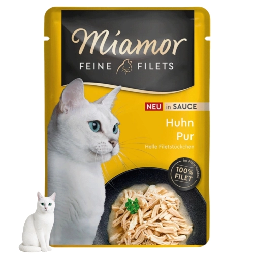 Miamor Feine Filets kurczak w sosie mokra karma kota bezzbożowa 100 g
