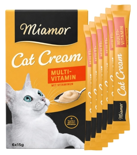 Miamor Multi Vitamin Cream pasta witaminowa dla kota 6 x 15 g