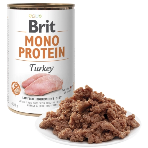 Brit Mono Protein Turkey Indyk 400g