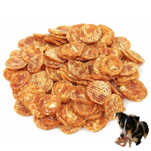 Nekko Chico chipsy z kurczaka przysmak dla psa miękkie 85% mięsa 500 g