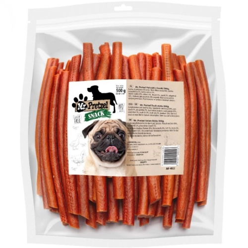 Mr. Pretzel paluszki z kaczki przysmak dla psa miękkie gryzak trening 500 g