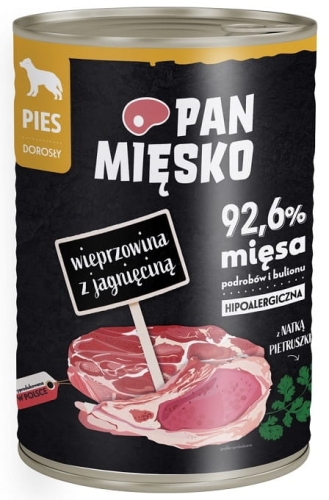 Pan Mięsko 400g wieprzowina z jagnięciną