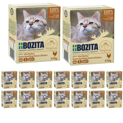 Bozita Feline kurczak siekany w galaretce karma dla kota z tauryną 18x 370g