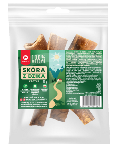 Maced Skóra z dzika krótka 50g
