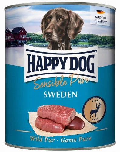 Happy Dog Puszka dla psa - Sweden dziczyzna 800g